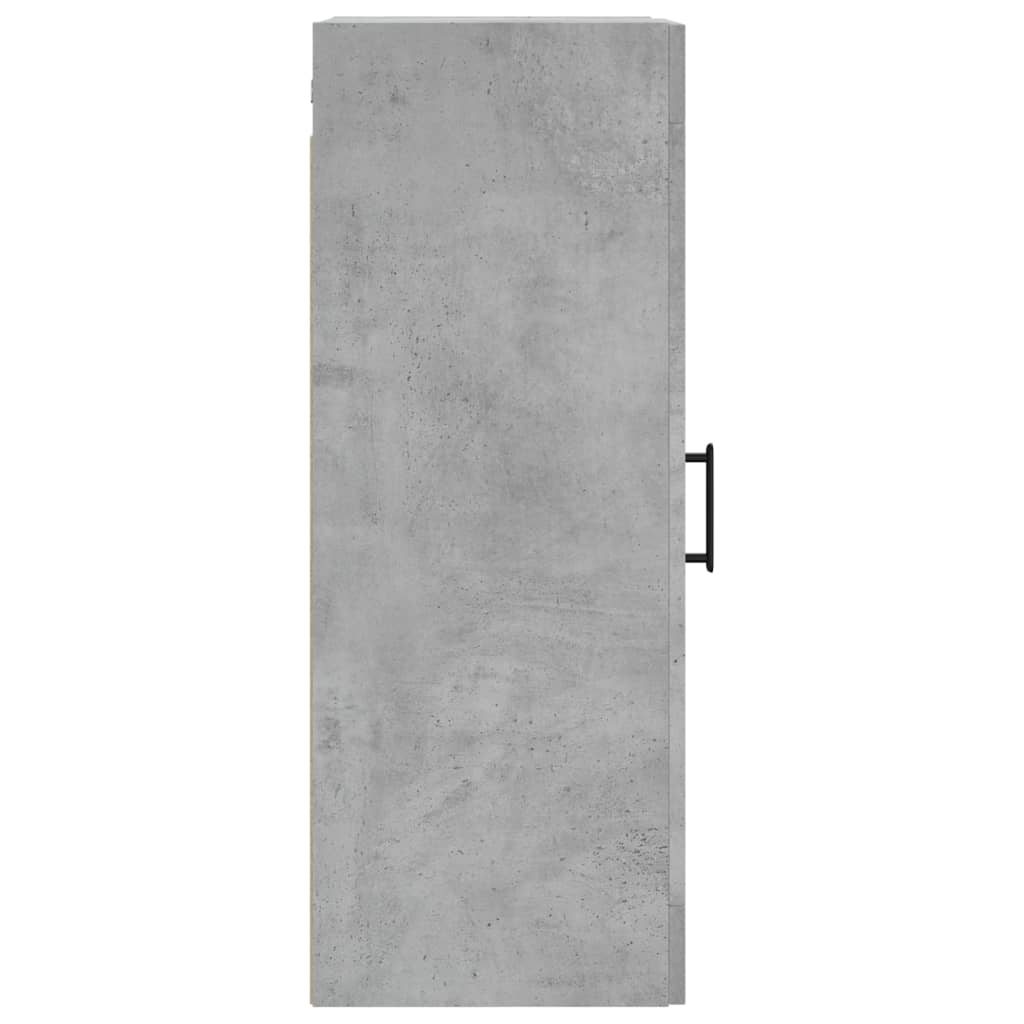 betonszürke fali szekrény 34,5 x 34 x 90 cm