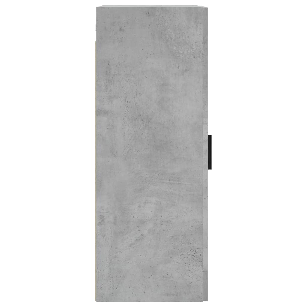 betonszürke fali szekrény 34,5 x 34 x 90 cm