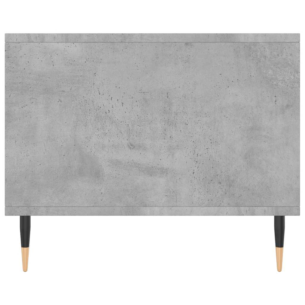 betonszürke szerelt fa dohányzóasztal 90 x 50 x 40 cm