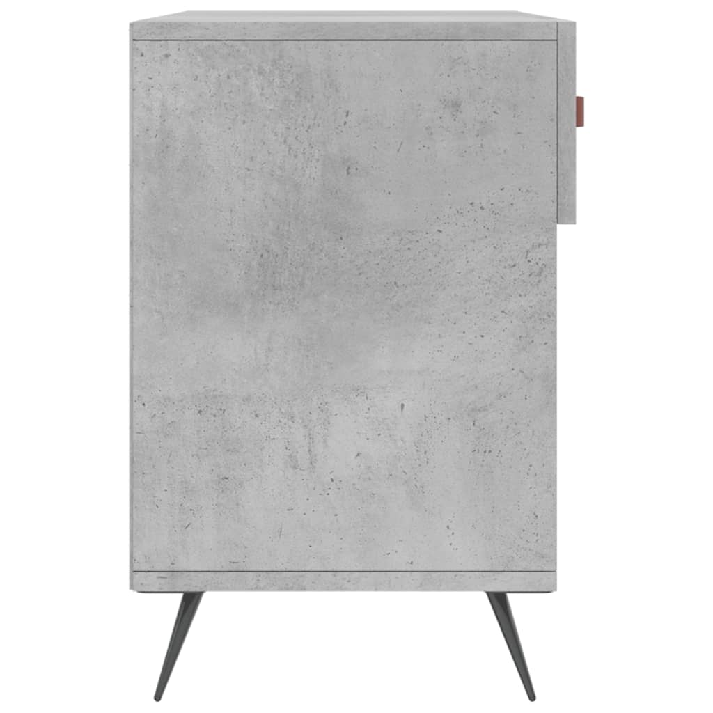 betonszürke szerelt fa cipőpolc 102 x 35 x 55 cm