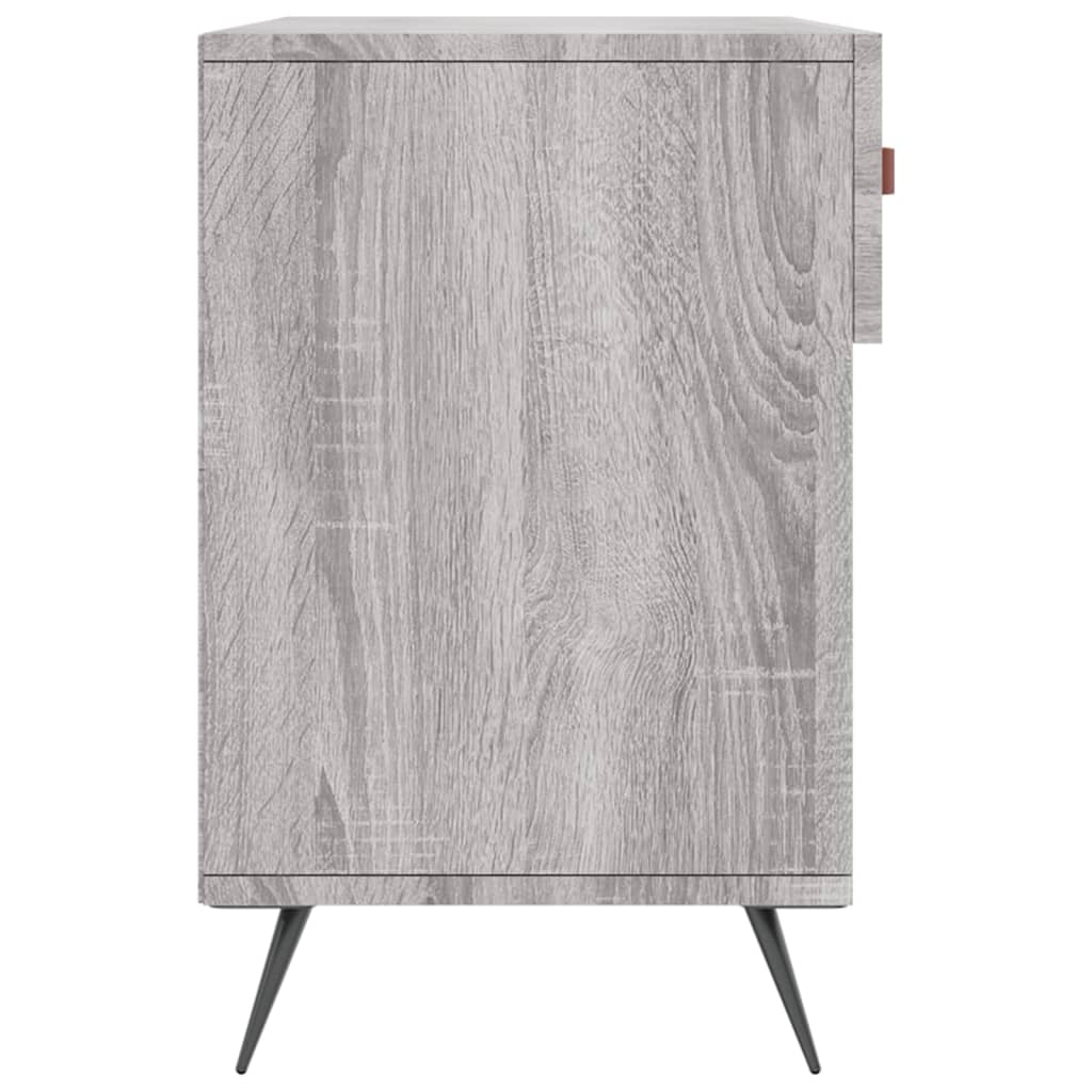 szürke sonoma színű szerelt fa cipőpolc 102 x 35 x 55 cm