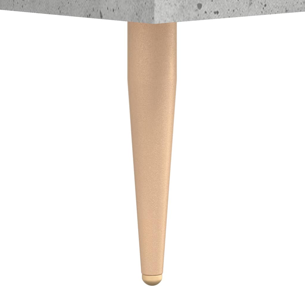 betonszürke szerelt fa cipőpolc 102 x 35 x 55 cm