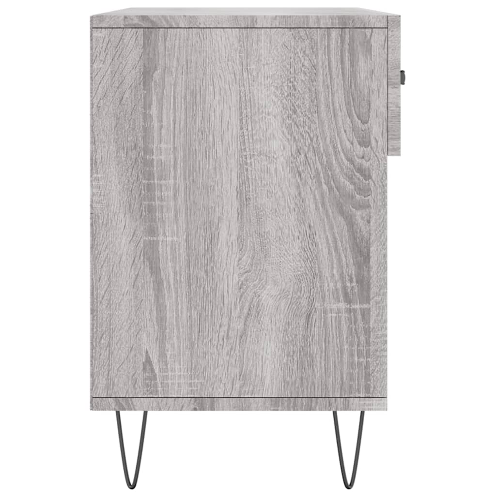 szürke sonoma színű szerelt fa cipőpolc 102 x 35 x 55 cm