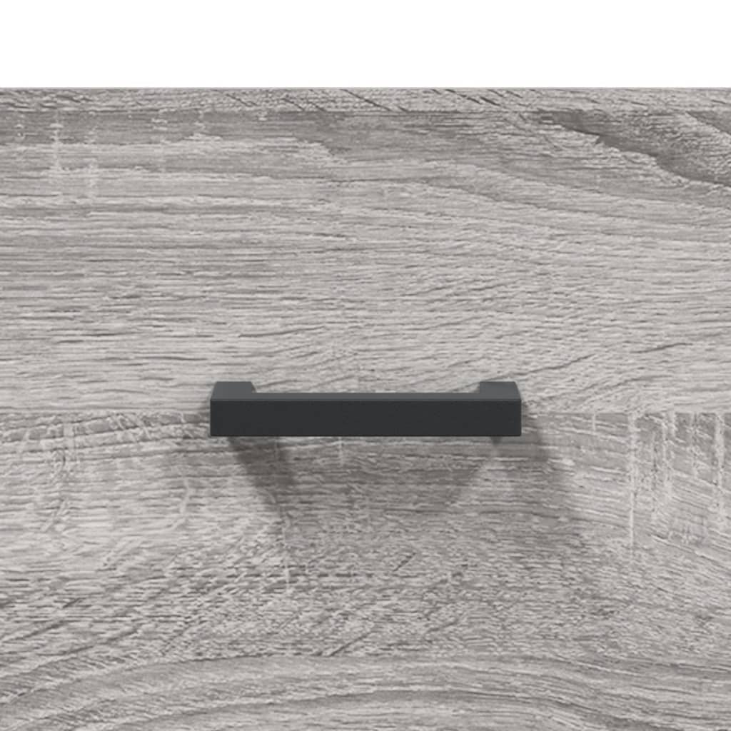szürke sonoma színű szerelt fa cipőpolc 102 x 35 x 55 cm