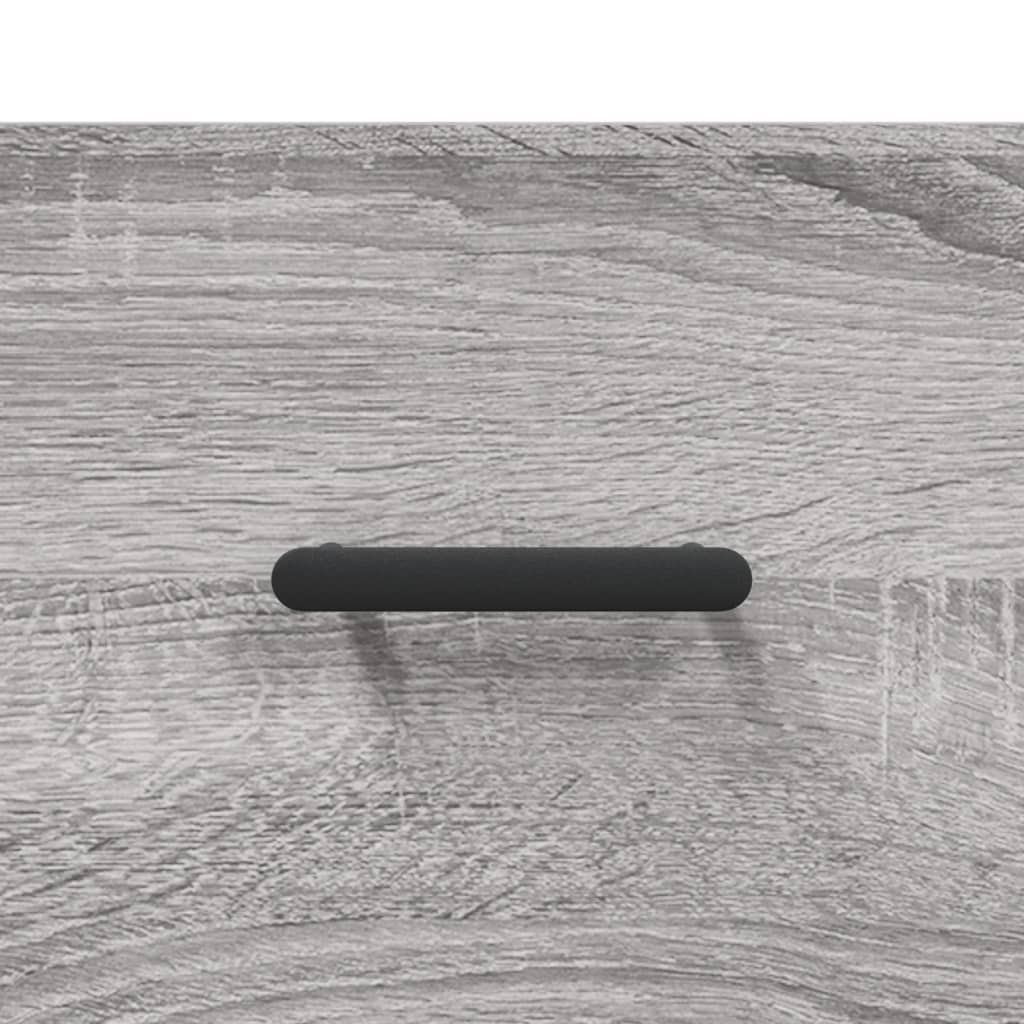 szürke sonoma színű szerelt fa cipőpolc 102 x 35 x 55 cm