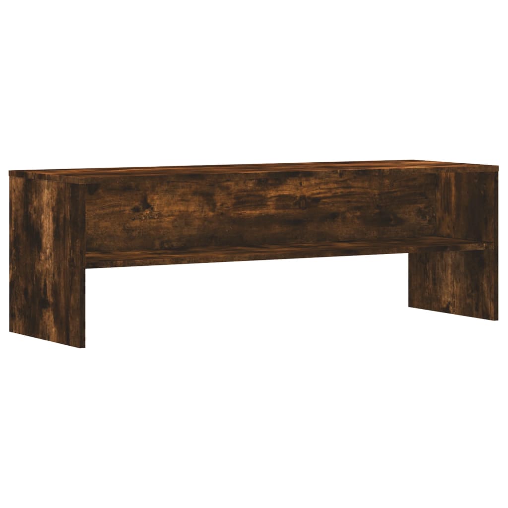 füstös tölgy színű szerelt fa TV-szekrény 120 x 40 x 40 cm