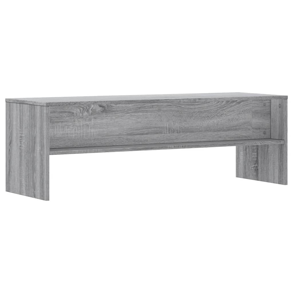 szürke sonoma színű szerelt fa TV-szekrény 120 x 40 x 40 cm