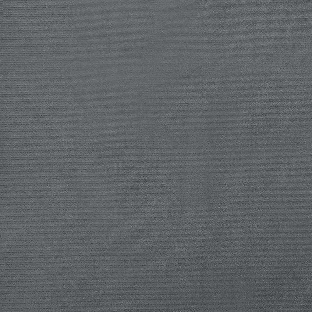 sötétszürke bársony gyerekkanapé 90 x 45 x 30 cm