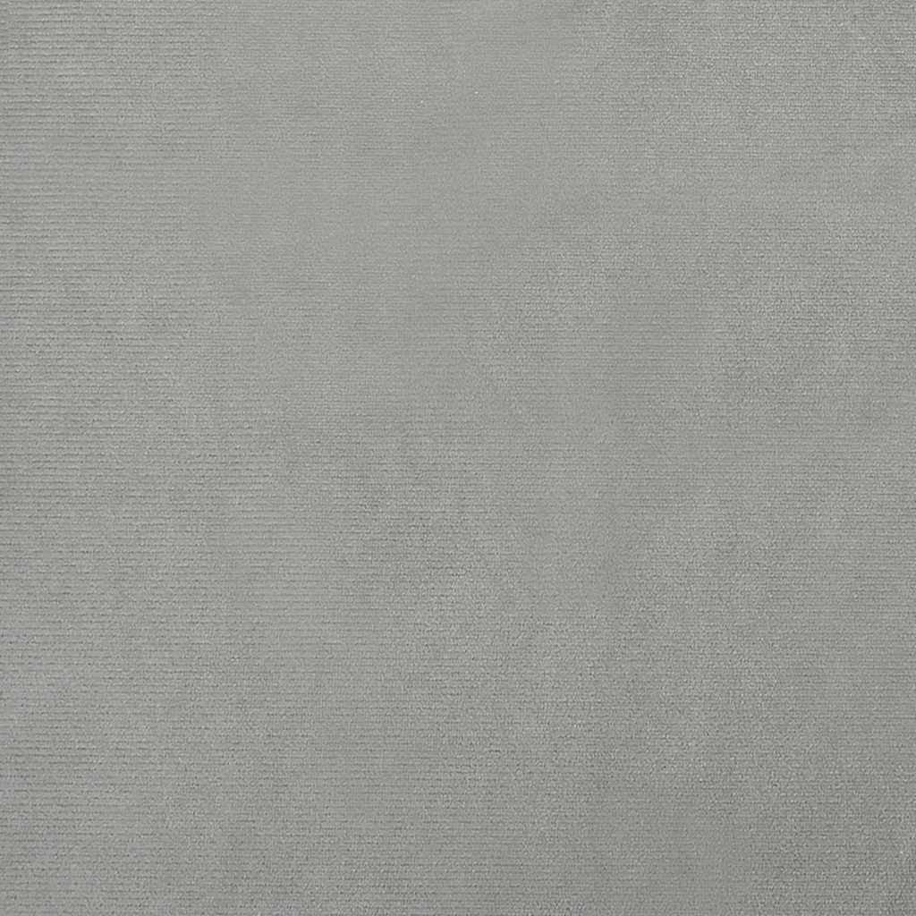 világosszürke gyerek bársonykanapé 70 x 45 x 30 cm