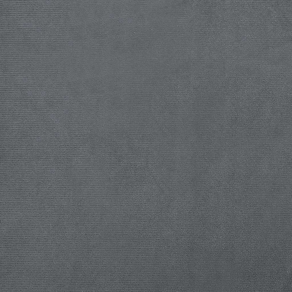 sötétszürke bársony gyerekkanapé 50 x 45 x 26,5 cm