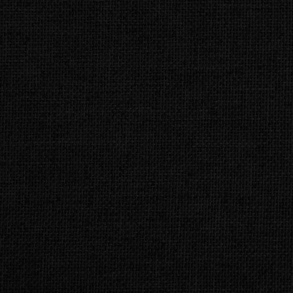 fekete szövet gyerekkanapé 70 x 40 x 24 cm