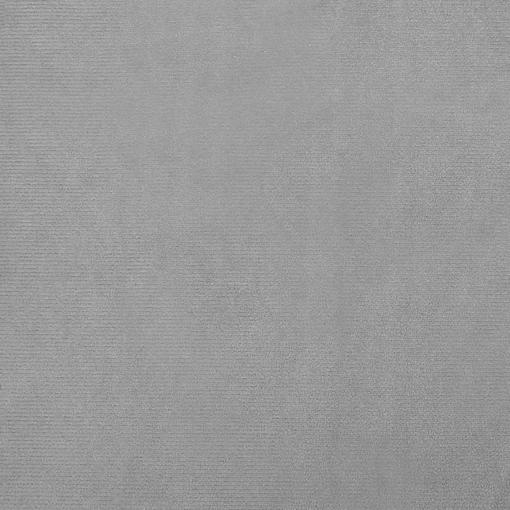világosszürke gyerek bársonykanapé 70 x 45 x 33 cm
