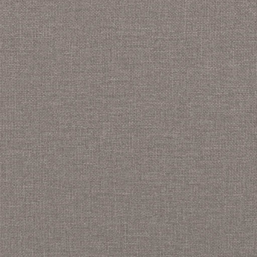 tópszínű szövet kanapéágy matraccal 100 x 200 cm
