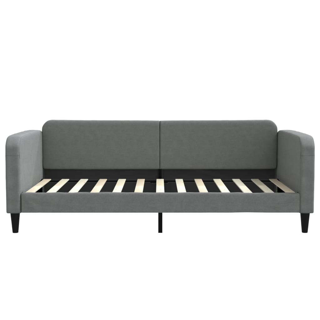 sötétszürke kihúzható szövetheverő fiókokkal 100 x 200 cm
