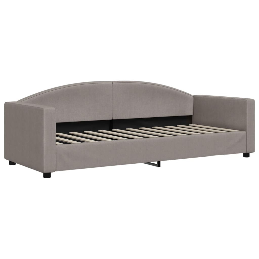 tópszínű kihúzható bársonyheverő fiókokkal 80 x 200 cm