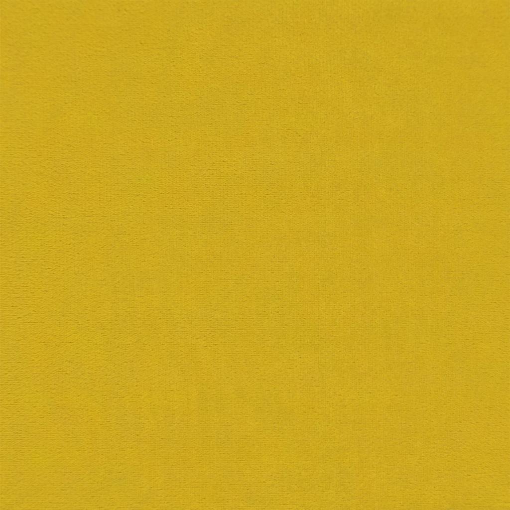 sárga kihúzható bársony heverő fiókkal 100 x 200 cm