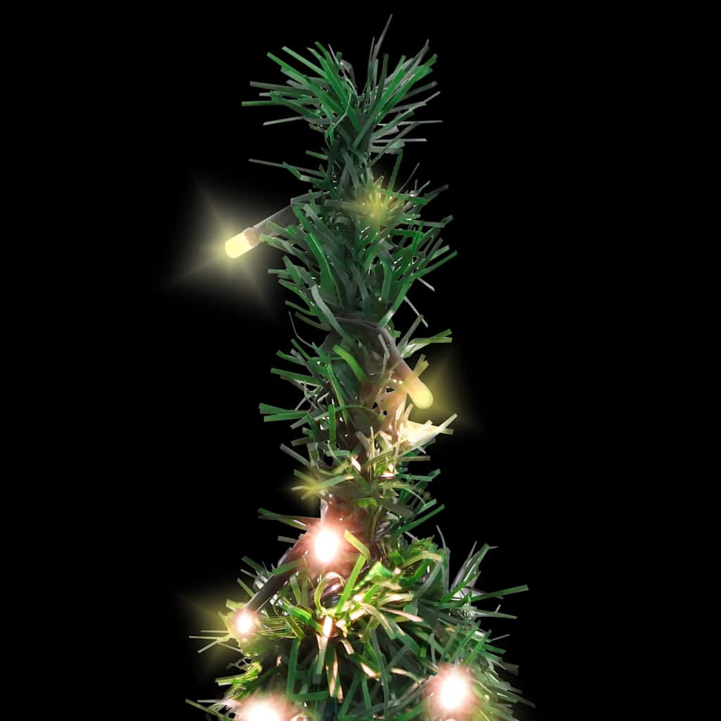 könnyen felállítható műkarácsonyfa 50 db LED-fénnyel 120 cm