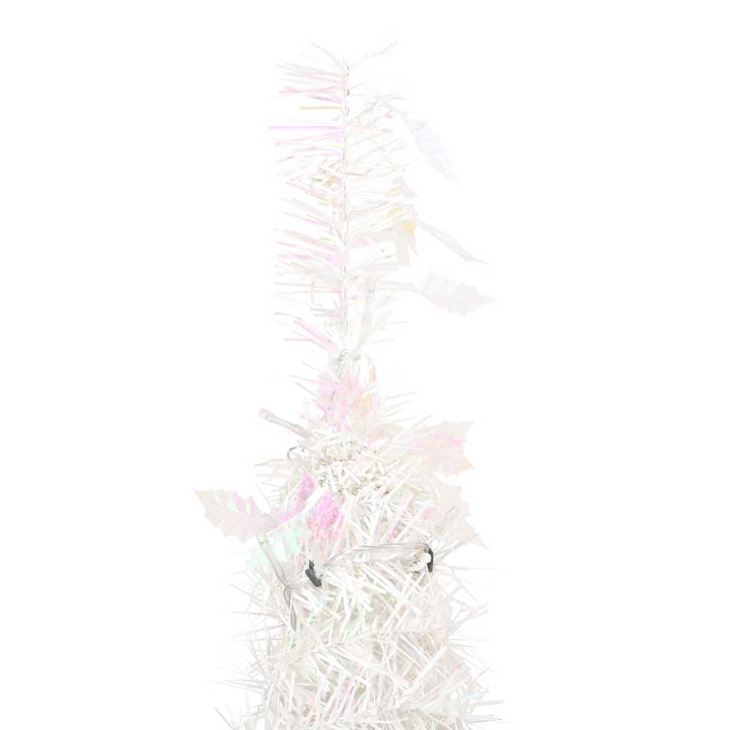 könnyen felállítható műkarácsonyfa 150 db LED fénnyel 180 cm