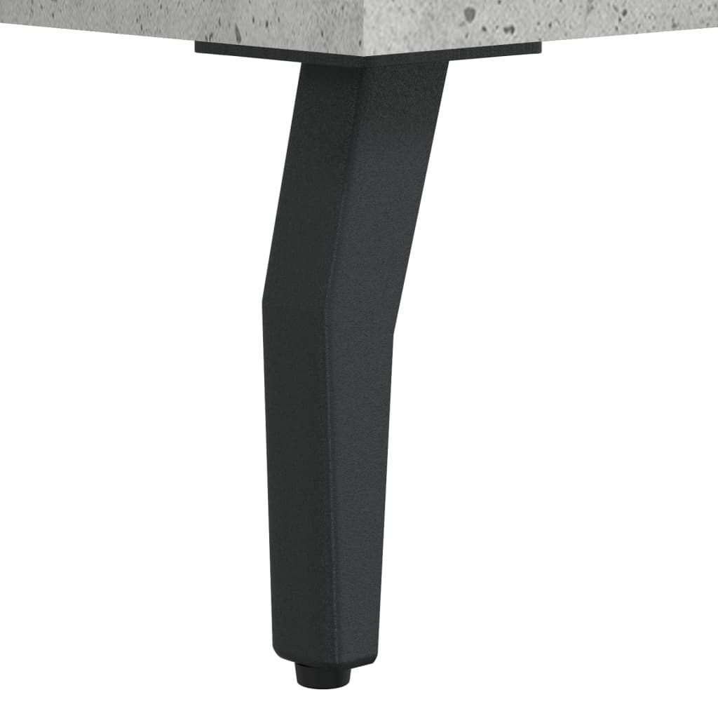 betonszürke szerelt fa magasszekrény 34,5x34x180 cm