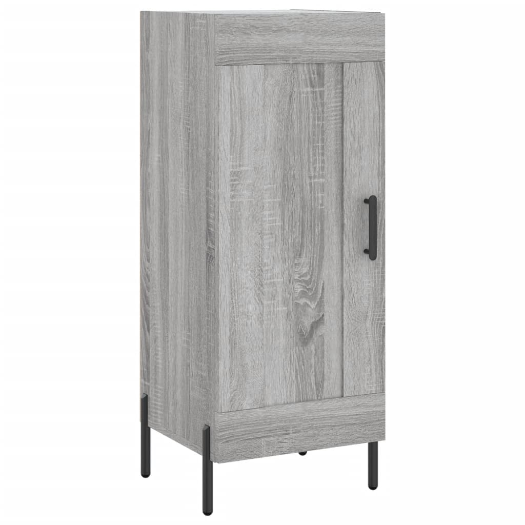 szürke sonoma szerelt fa magasszekrény 34,5 x 34 x 180 cm