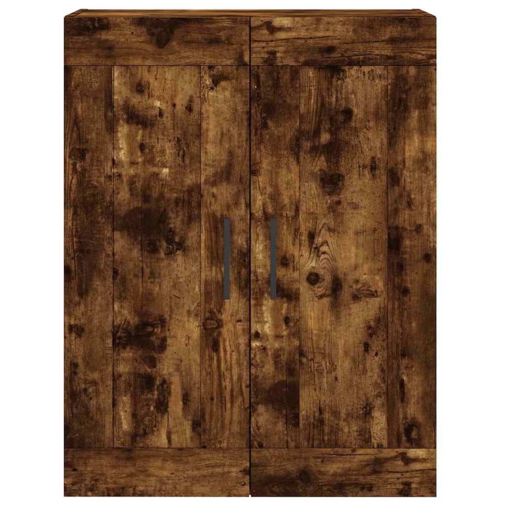 füstös tölgy színű szerelt fa magasszekrény 69,5 x 34 x 180 cm