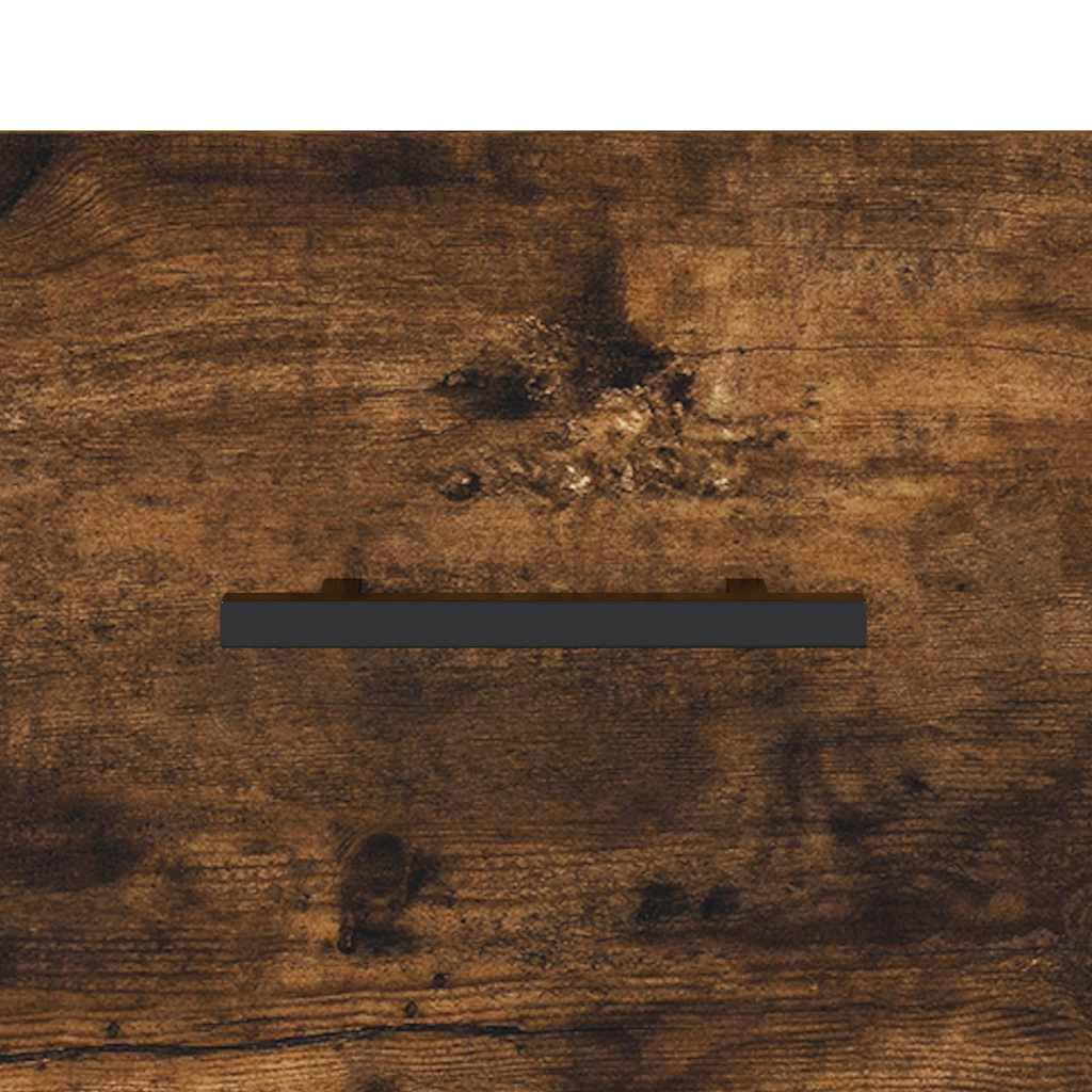 füstös tölgy színű szerelt fa magasszekrény 69,5 x 34 x 180 cm