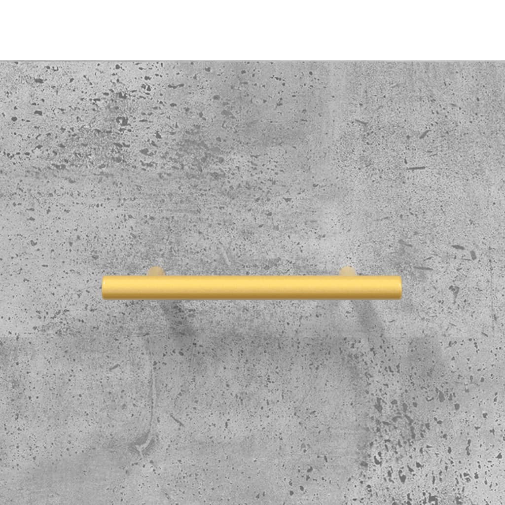 betonszürke szerelt fa magasszekrény 69,5 x 34 x 180 cm
