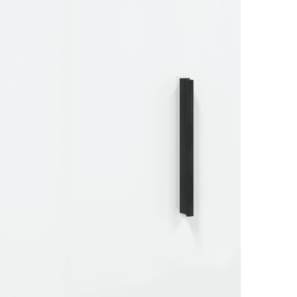 fehér szerelt fa magasszekrény 34,5x34x180 cm