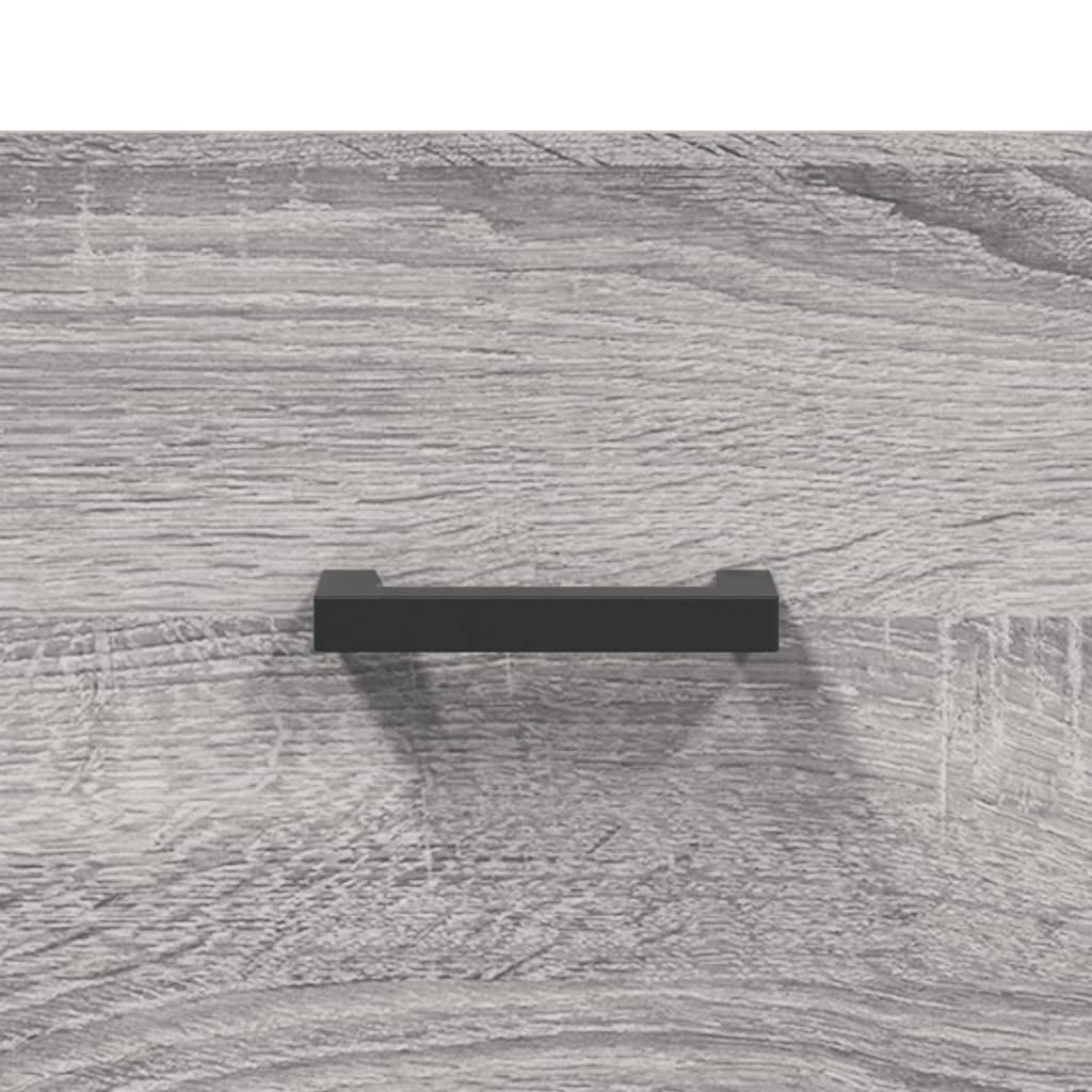 szürke sonoma szerelt fa magasszekrény 69,5 x 34 x 180 cm