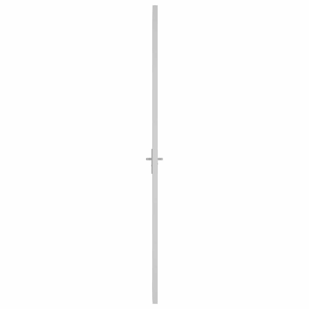 fehér ESG üveg és alumínium beltéri ajtó 102,5 x 201,5 cm