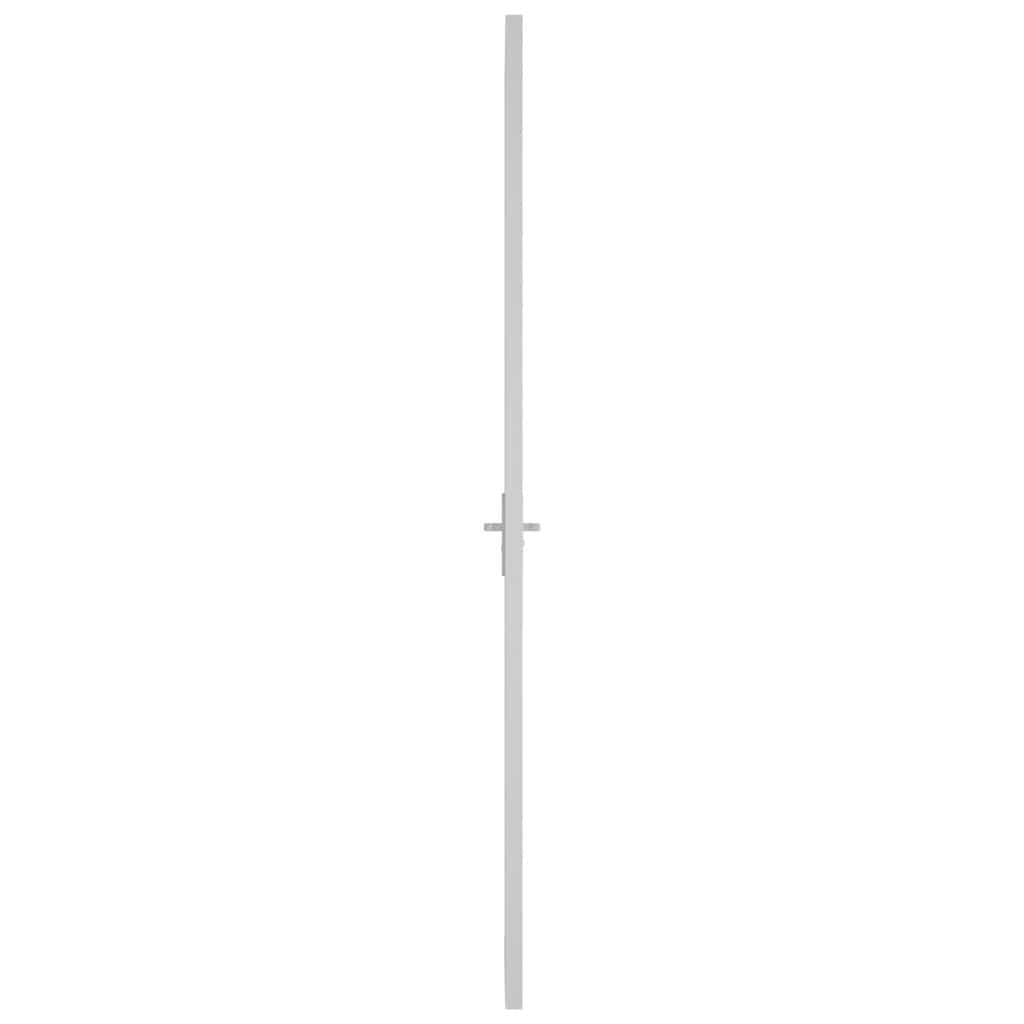fehér ESG üveg és alumínium beltéri ajtó 83 x 201,5 cm