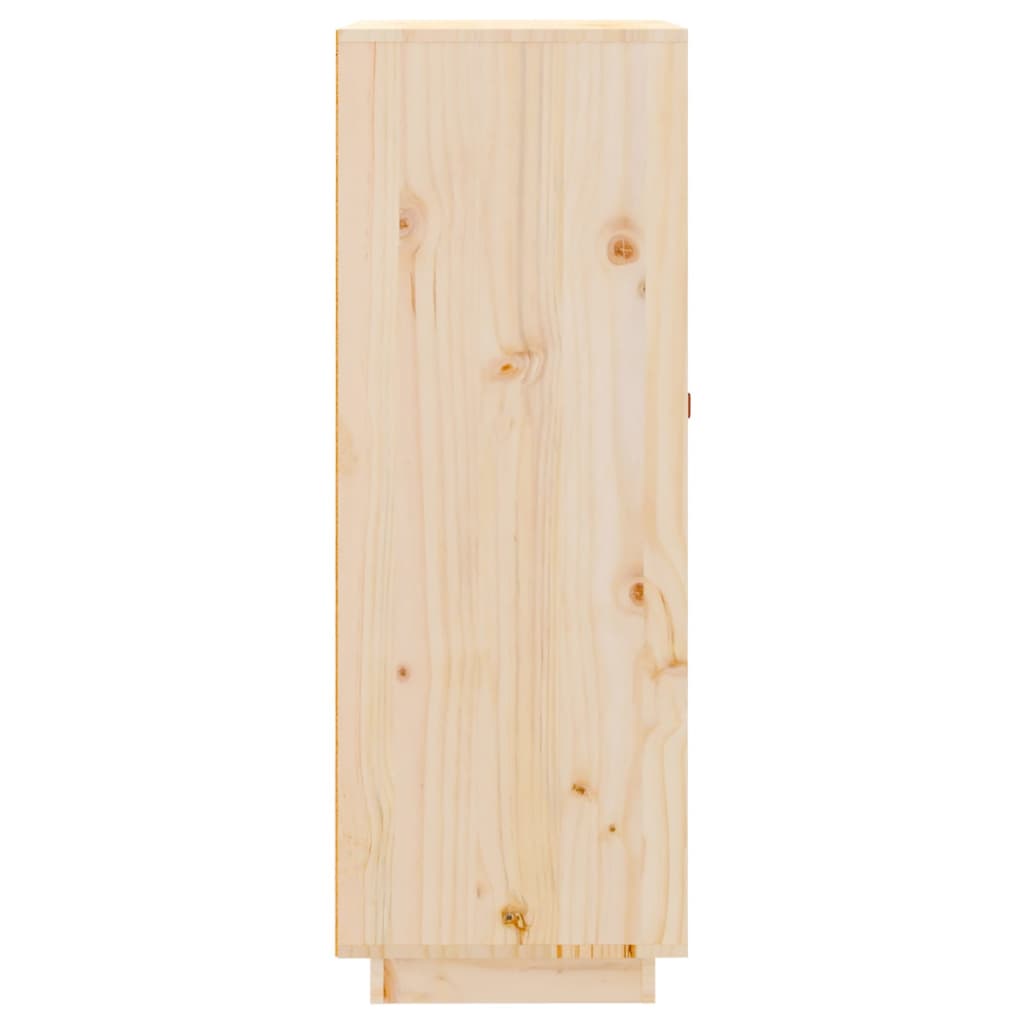 tömör fenyőfa borszekrény 45x34x100 cm
