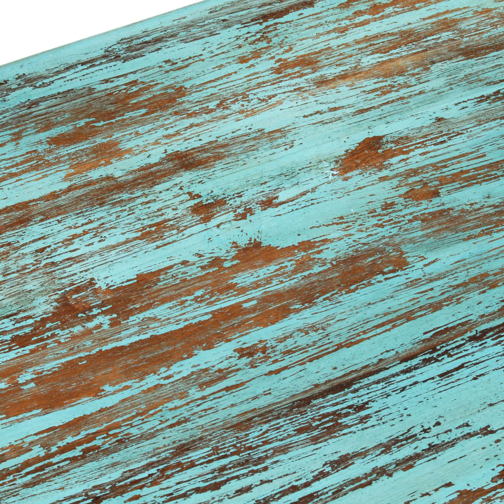tömör újrahasznosított fa dohányzóasztal 110 x 50 x 34 cm