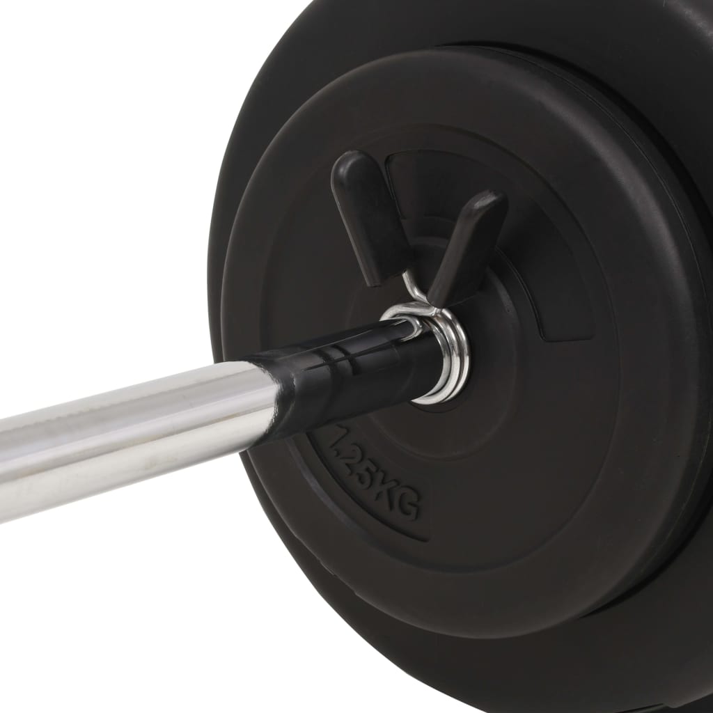 súlyzórúd súlytárcsákkal 60 kg
