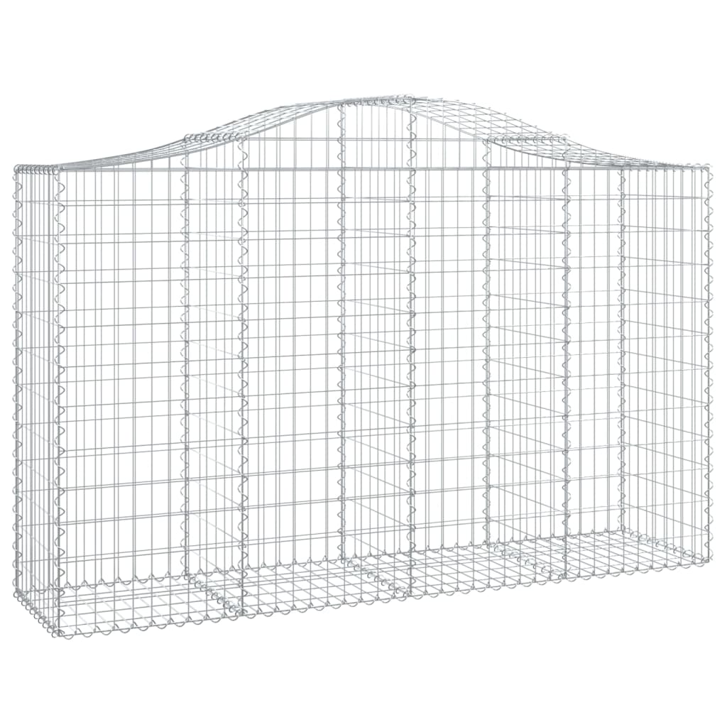 50 db íves horganyzott vas gabion kosár 200x50x120/140 cm