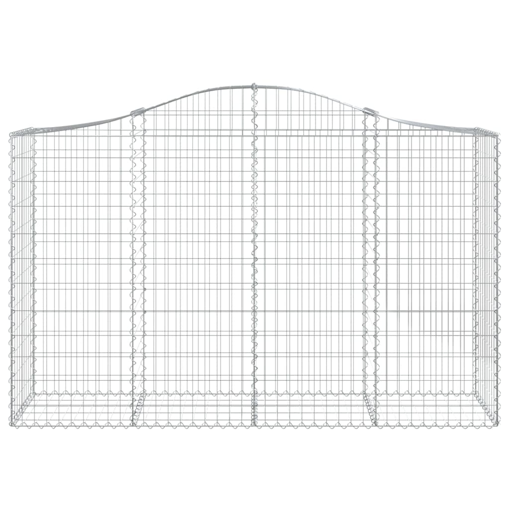 50 db íves horganyzott vas gabion kosár 200x50x120/140 cm