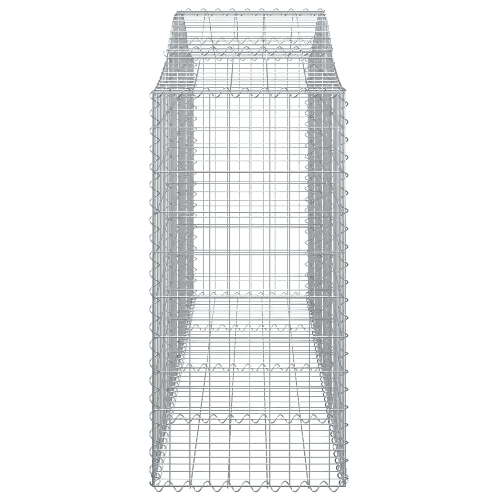 50 db íves horganyzott vas gabion kosár 200x50x120/140 cm