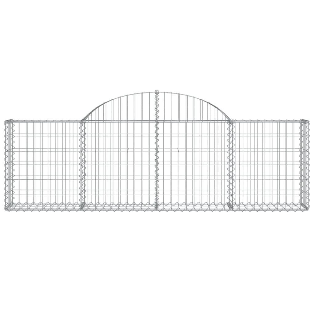 40 db íves horganyzott vas gabion kosár 200x30x60/80 cm