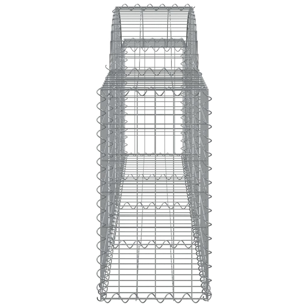40 db íves horganyzott vas gabion kosár 200x30x60/80 cm