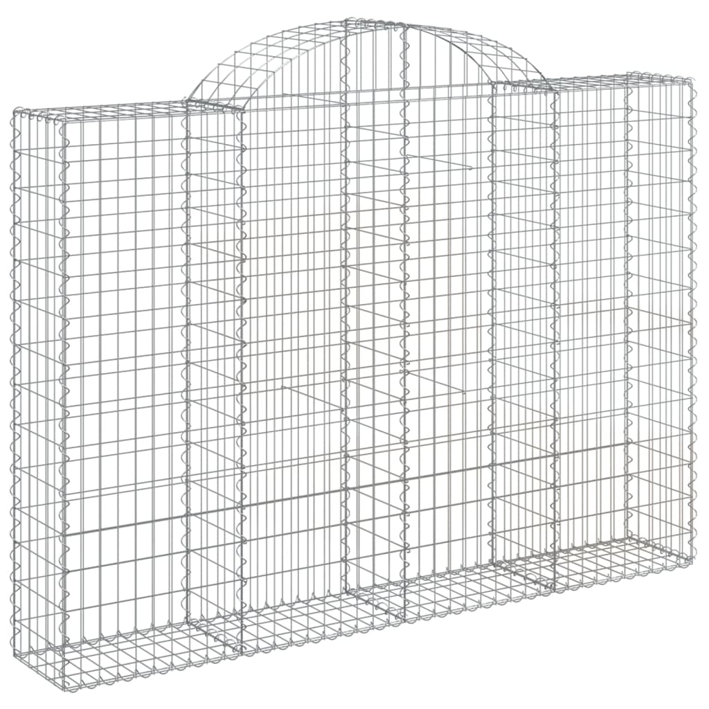 18 db íves horganyzott vas gabion kosár 200x30x140/160 cm