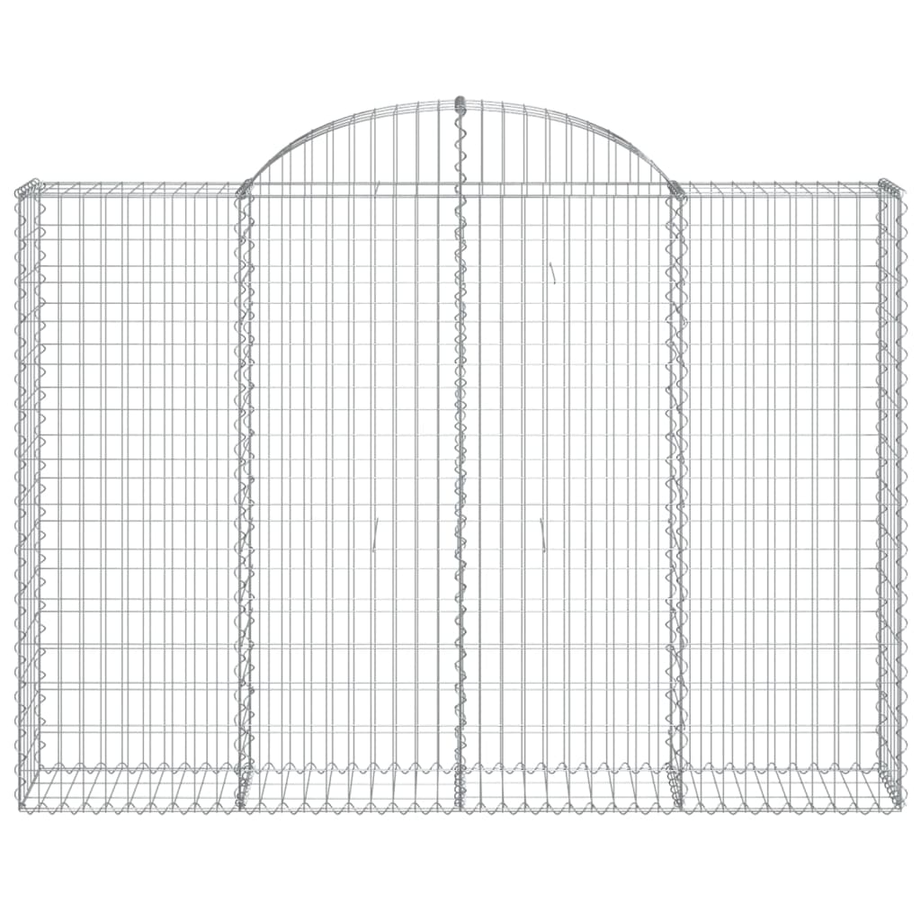 18 db íves horganyzott vas gabion kosár 200x30x140/160 cm
