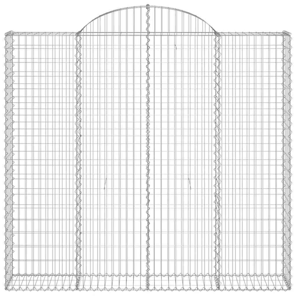 9 db íves horganyzott vas gabion kosár 200x50x180/200 cm