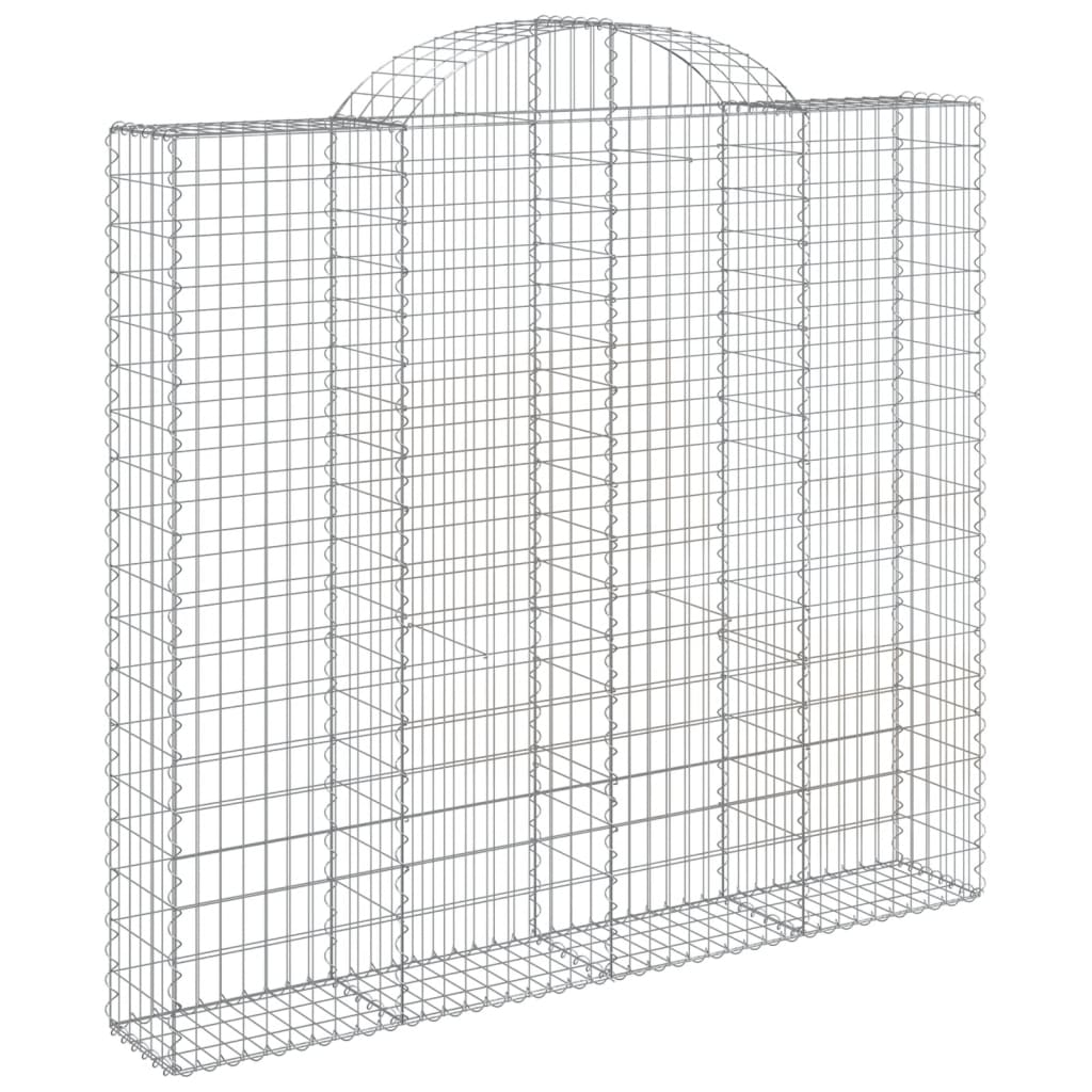 11 db íves horganyzott vas gabion kosár 200x50x180/200 cm
