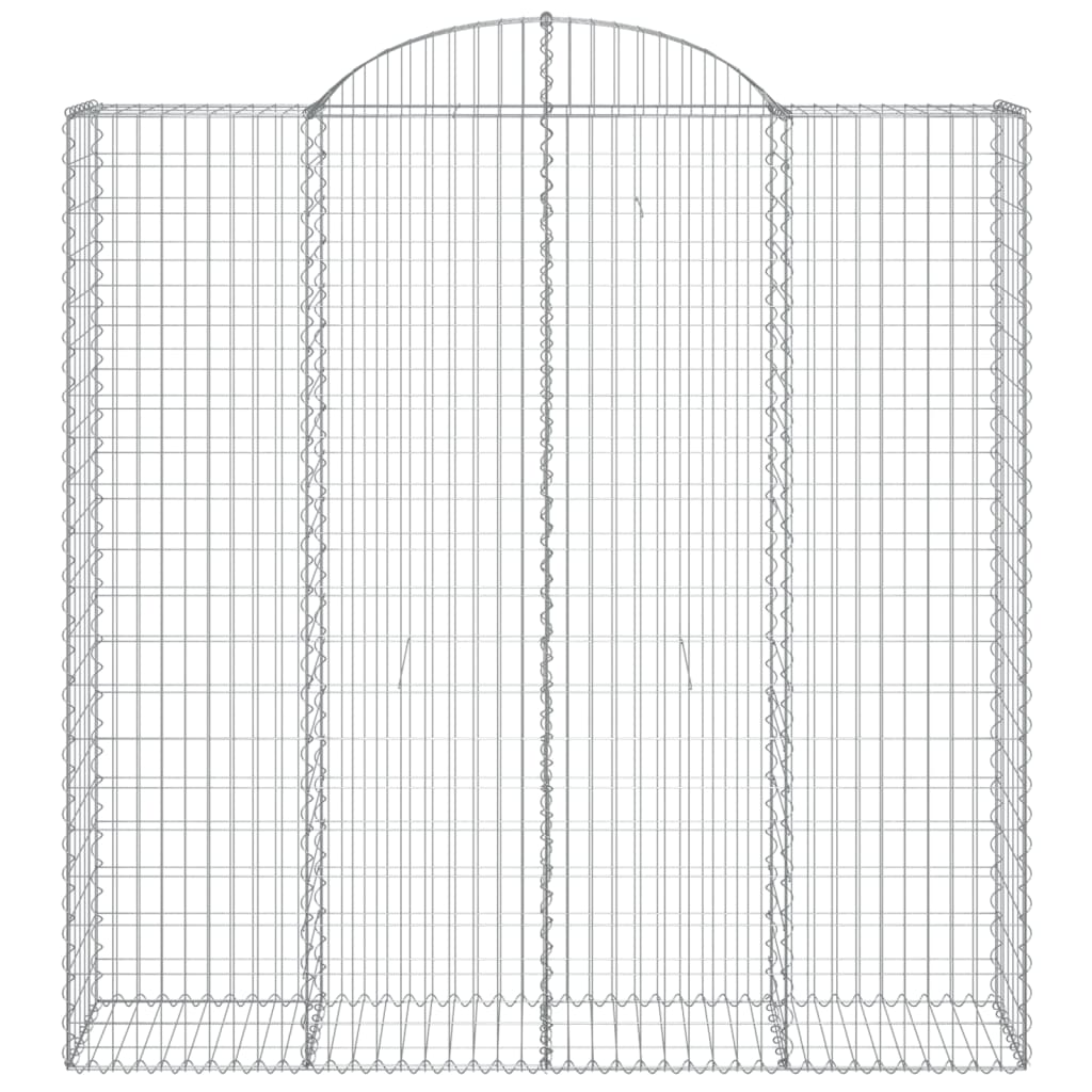 11 db íves horganyzott vas gabion kosár 200x50x200/220 cm