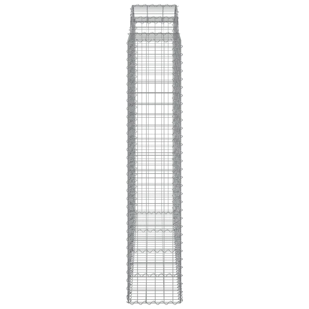 11 db íves horganyzott vas gabion kosár 200x50x200/220 cm
