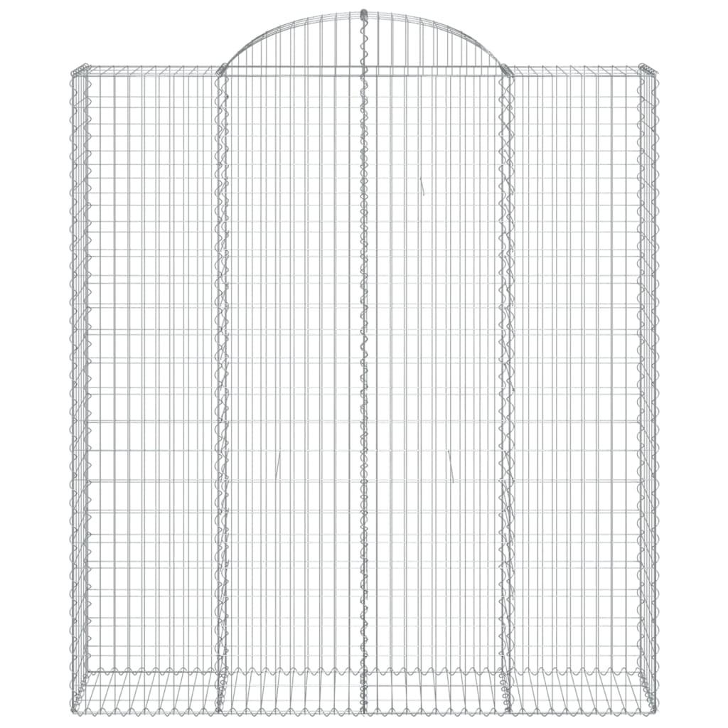 11 db íves horganyzott vas gabion kosár 200x50x220/240 cm