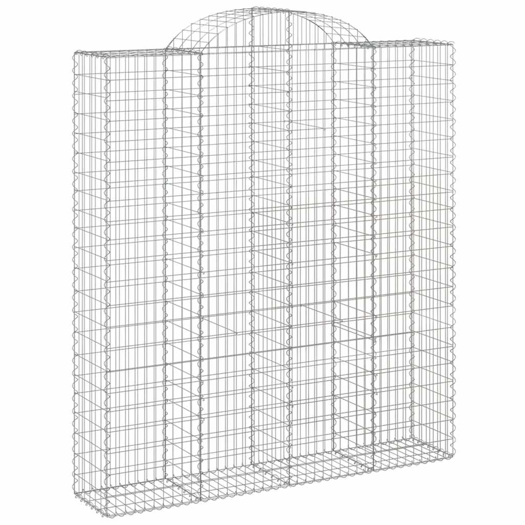 20 db íves horganyzott vas gabion kosár 200x50x220/240 cm