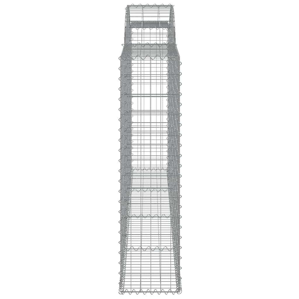20 db íves horganyzott vas gabion kosár 300x30x120/140 cm