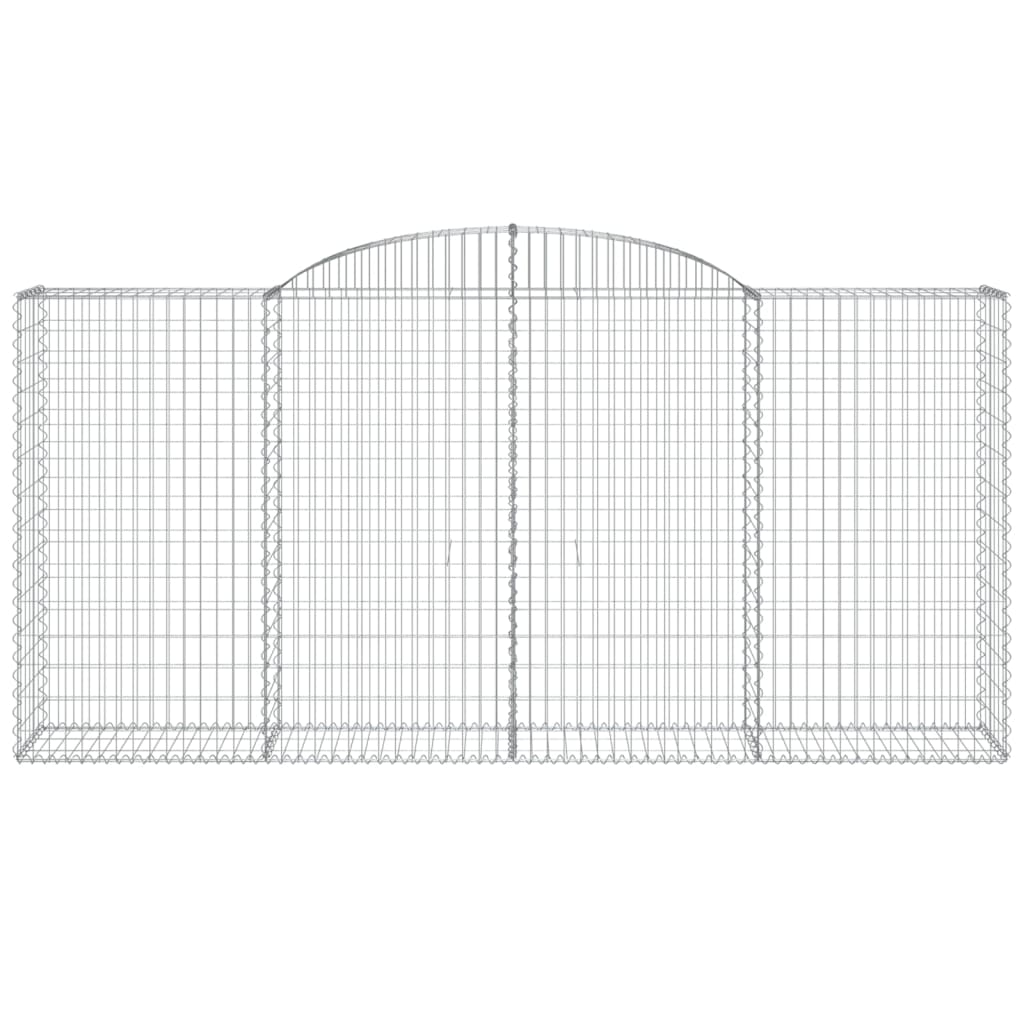 20 db íves horganyzott vas gabion kosár 300x50x140/160 cm
