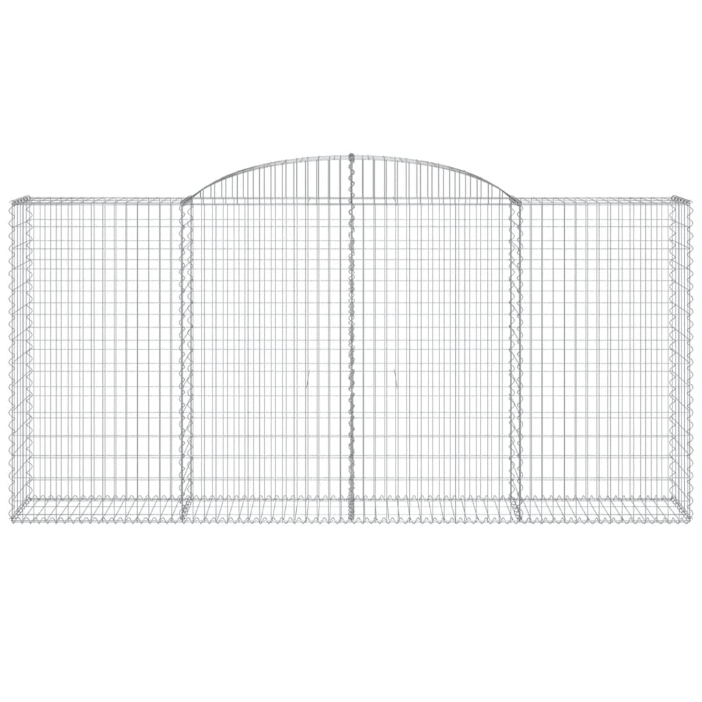 25 db íves horganyzott vas gabion kosár 300x50x140/160 cm